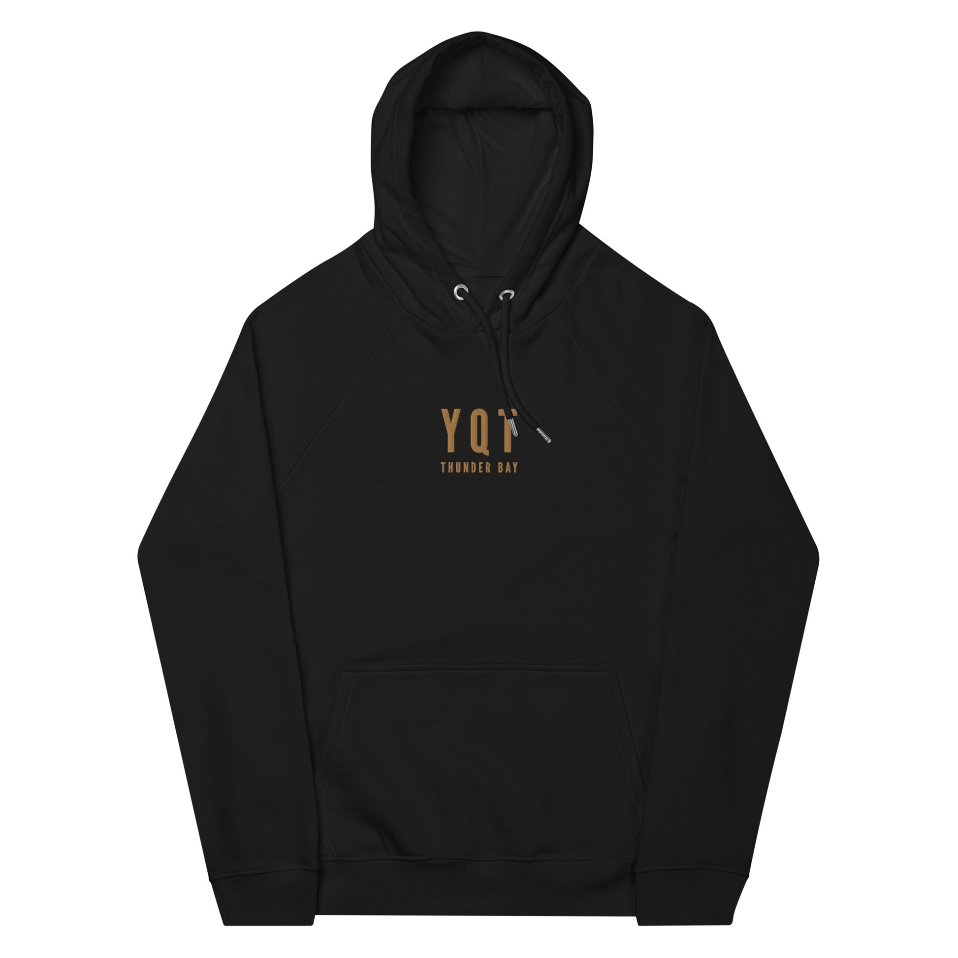 Embroidered Organic Hoodie - Old Gold • YQT Thunder Bay • YHM Designs - Image 10