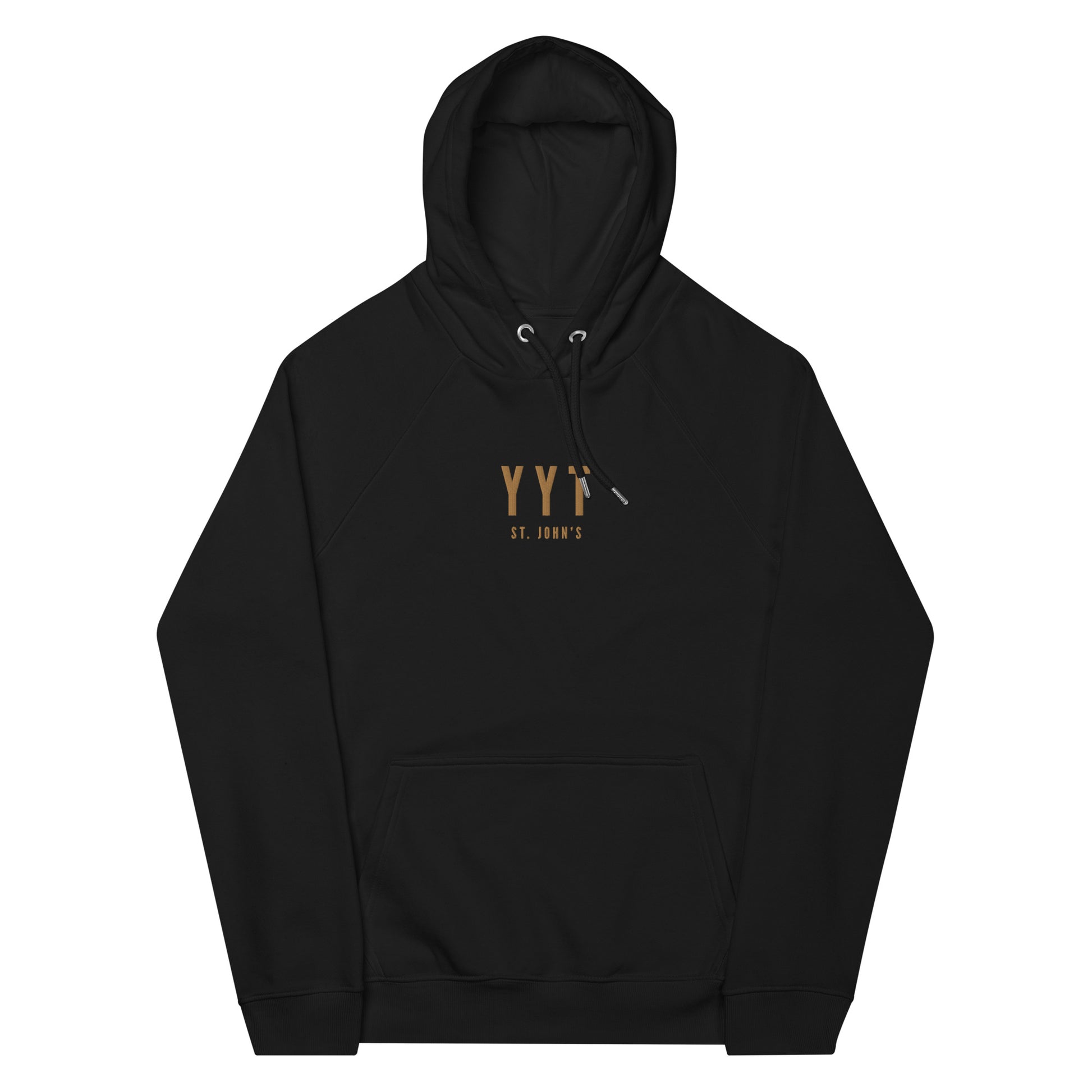 Embroidered Organic Hoodie - Old Gold • YYT St. John's • YHM Designs - Image 10