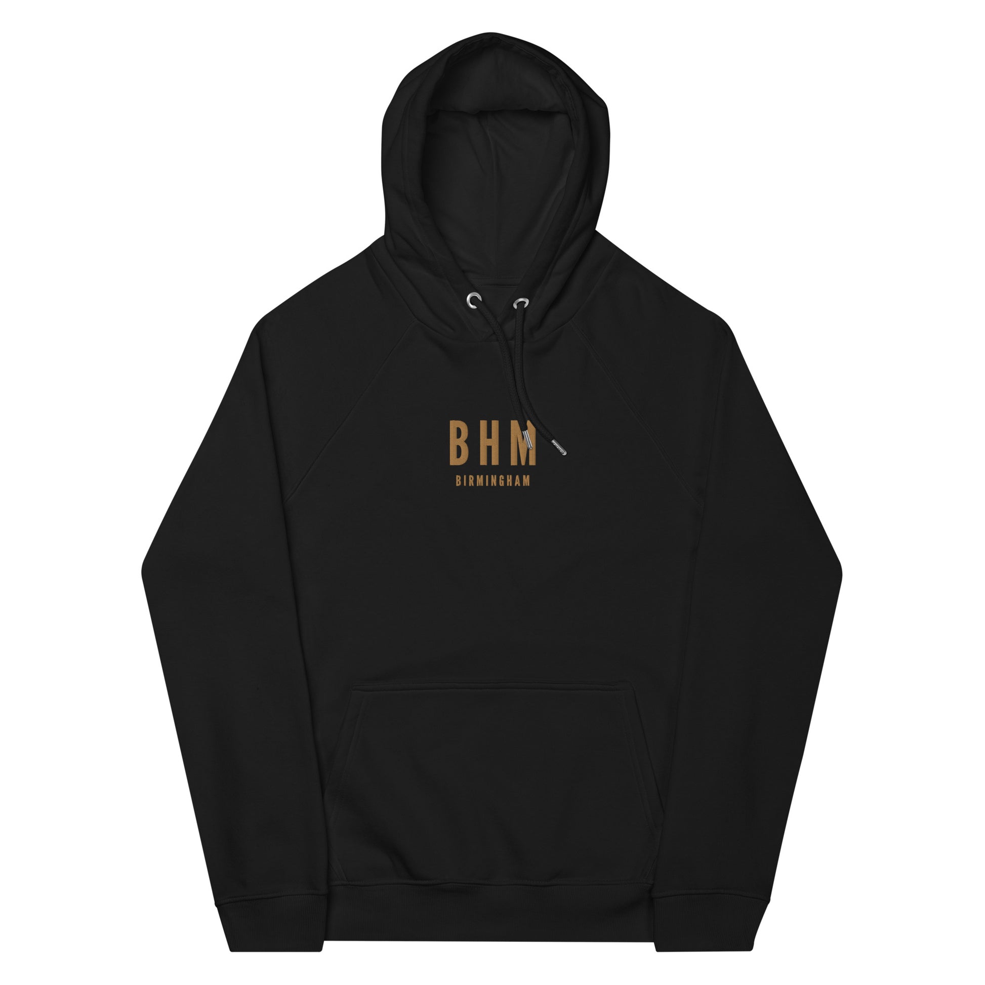 Embroidered Organic Hoodie - Old Gold • BHM Birmingham • YHM Designs - Image 10