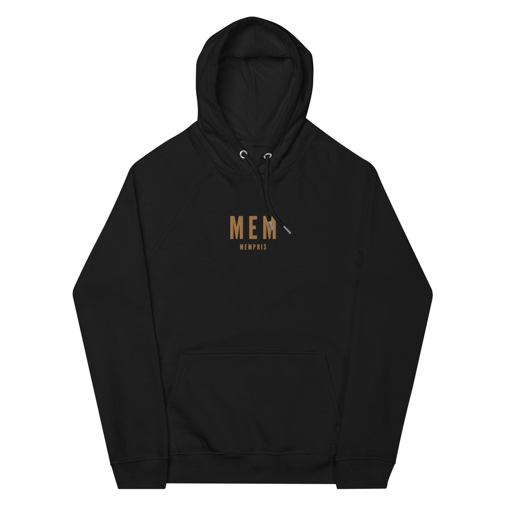 Embroidered Organic Hoodie - Old Gold • MEM Memphis • YHM Designs - Image 10