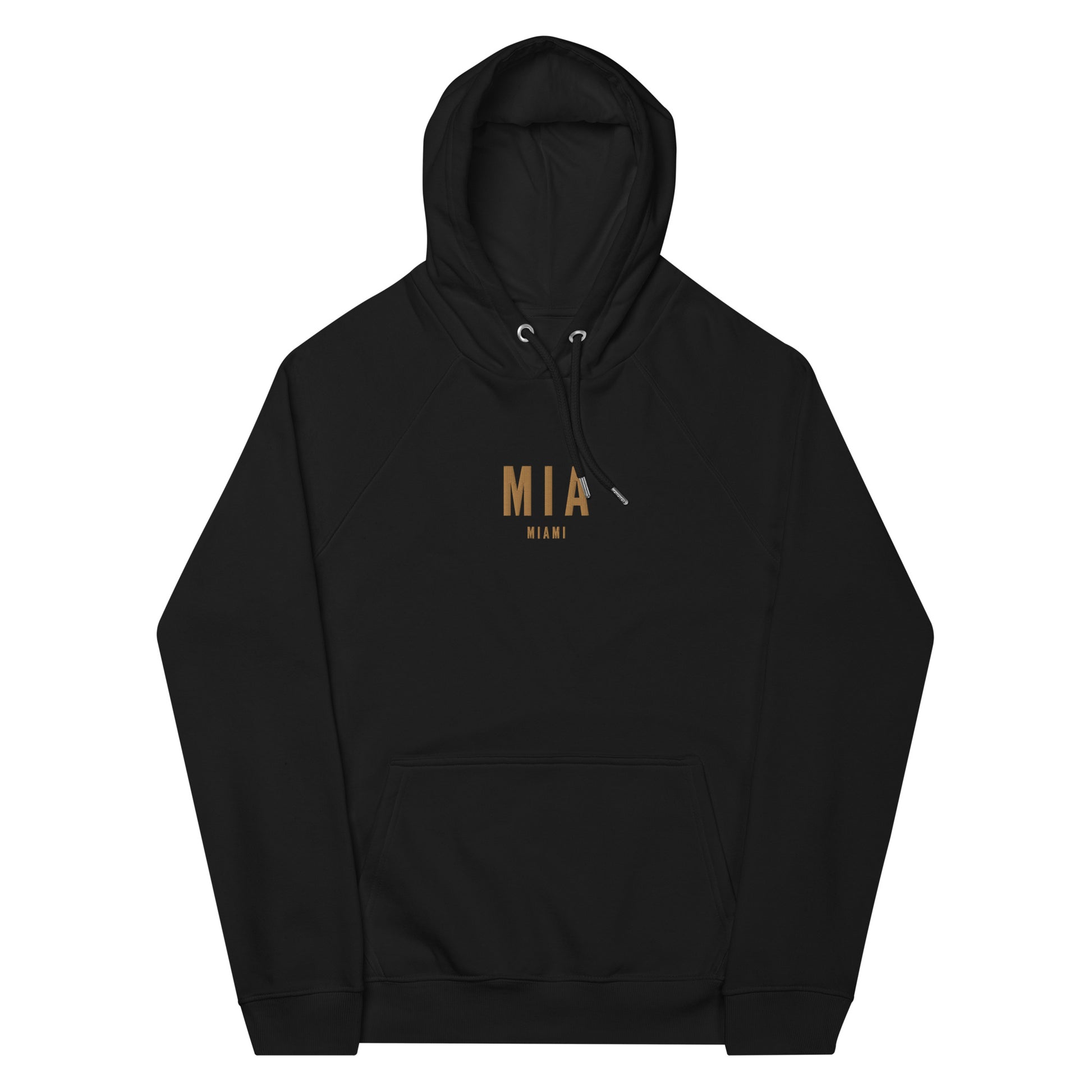 Embroidered Organic Hoodie - Old Gold • MIA Miami • YHM Designs - Image 10