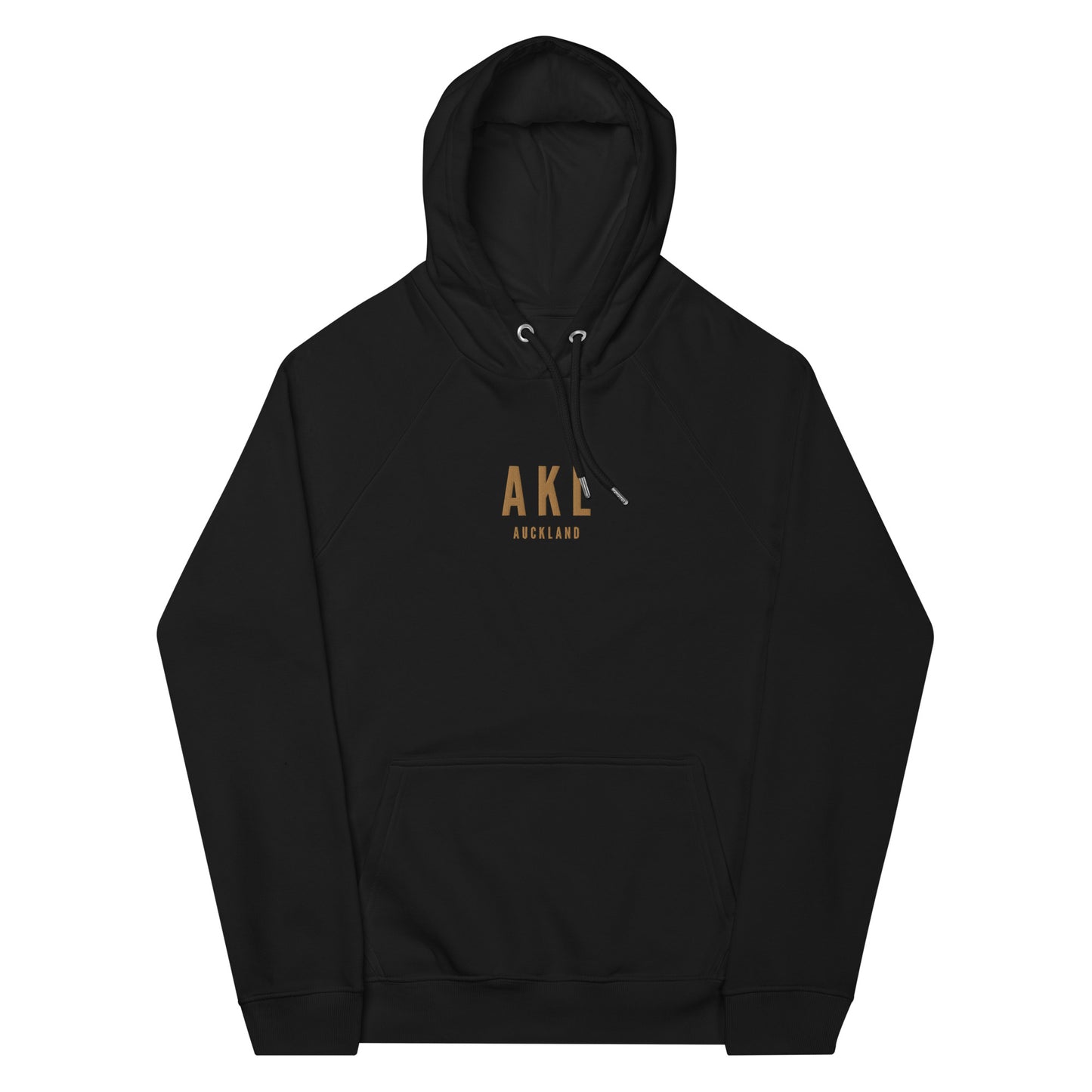 Embroidered Organic Hoodie - Old Gold • AKL Auckland • YHM Designs - Image 10