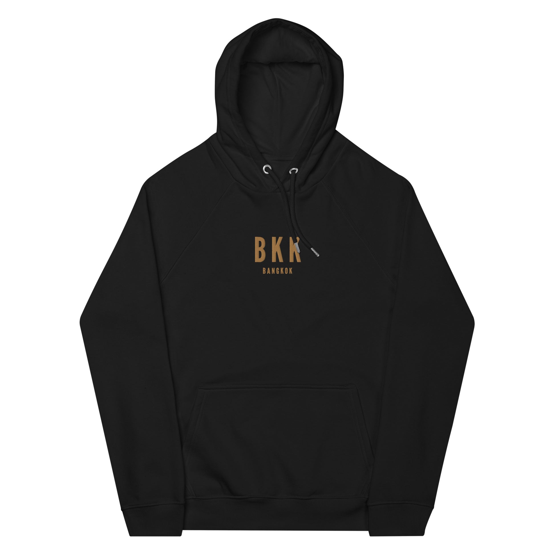 Embroidered Organic Hoodie - Old Gold • BKK Bangkok • YHM Designs - Image 10
