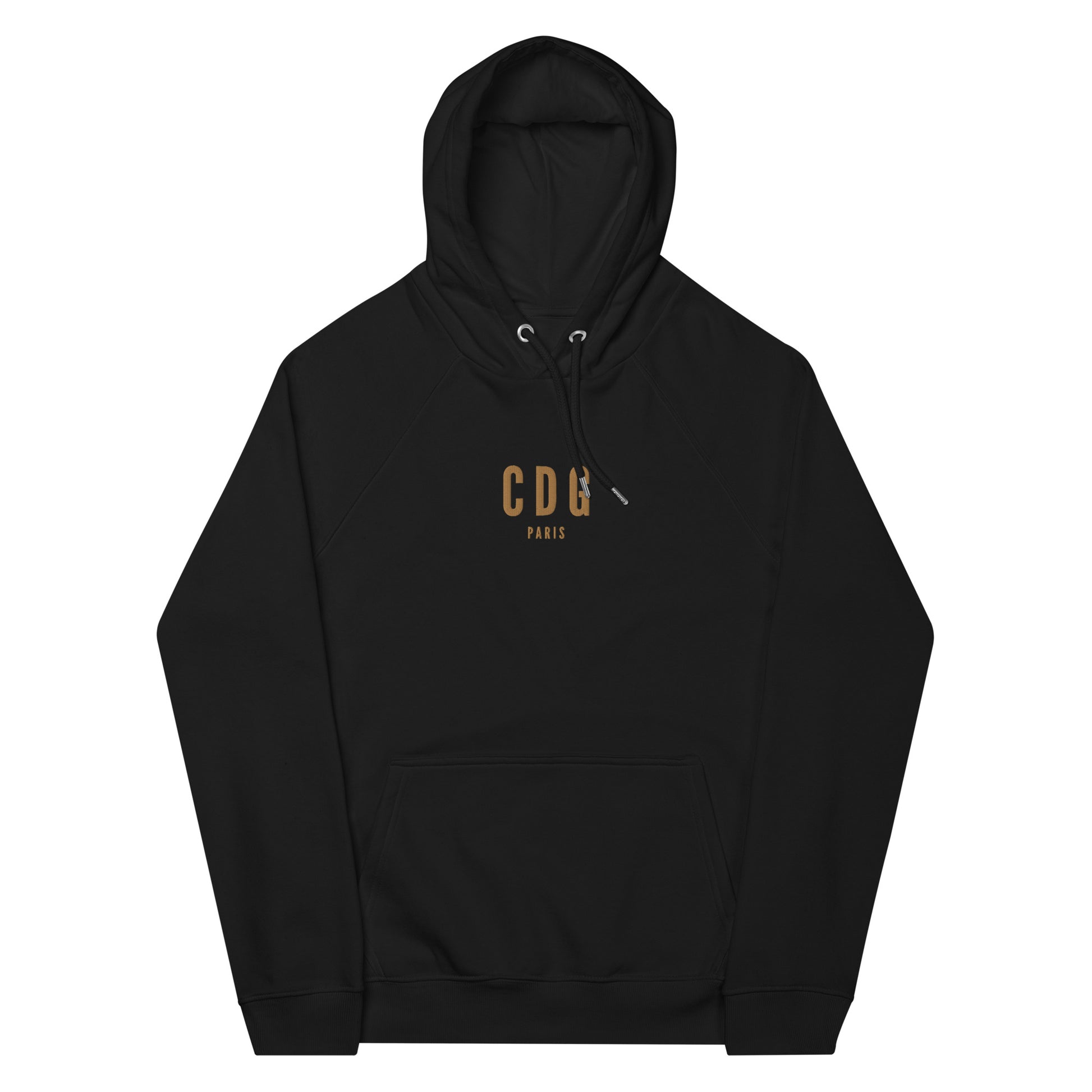 Embroidered Organic Hoodie - Old Gold • CDG Paris • YHM Designs - Image 10