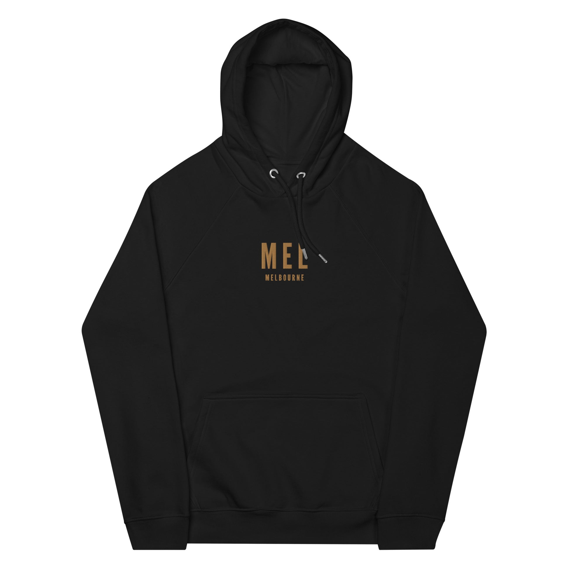Embroidered Organic Hoodie - Old Gold • MEL Melbourne • YHM Designs - Image 10