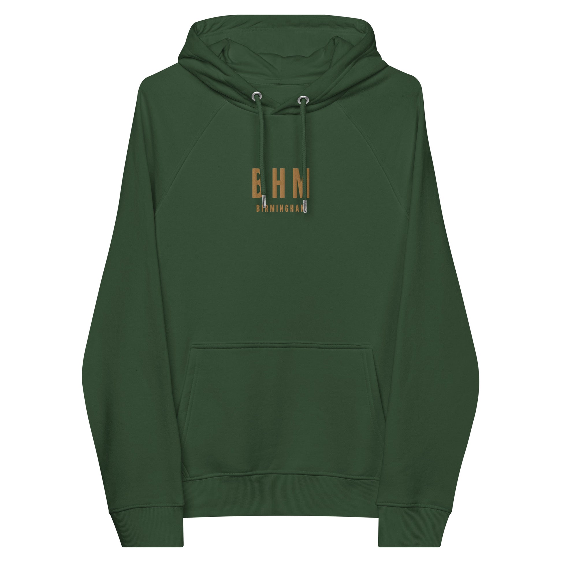 Embroidered Organic Hoodie - Old Gold • BHM Birmingham • YHM Designs - Image 08