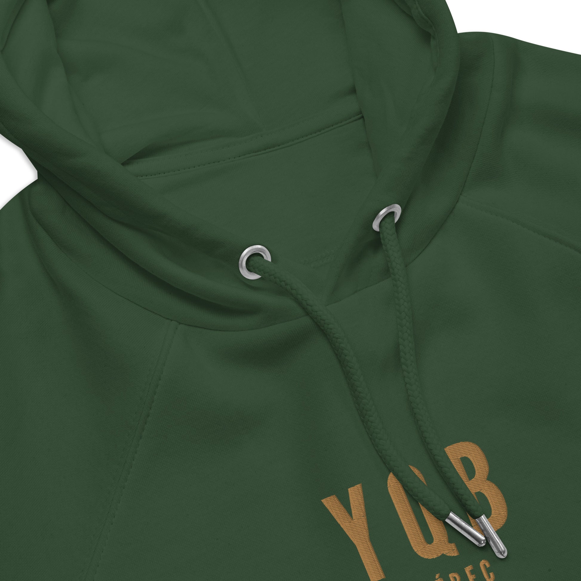 City Organic Hoodie - Old Gold • YQB Quebec City • YHM Designs - Image 07