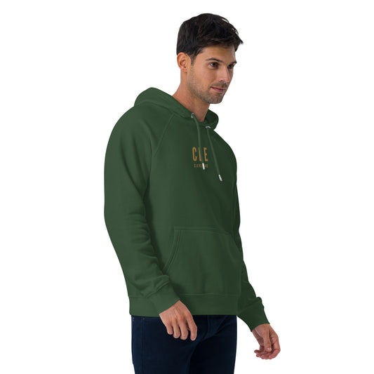 City Organic Hoodie - Old Gold • CLE Cleveland • YHM Designs - Image 02