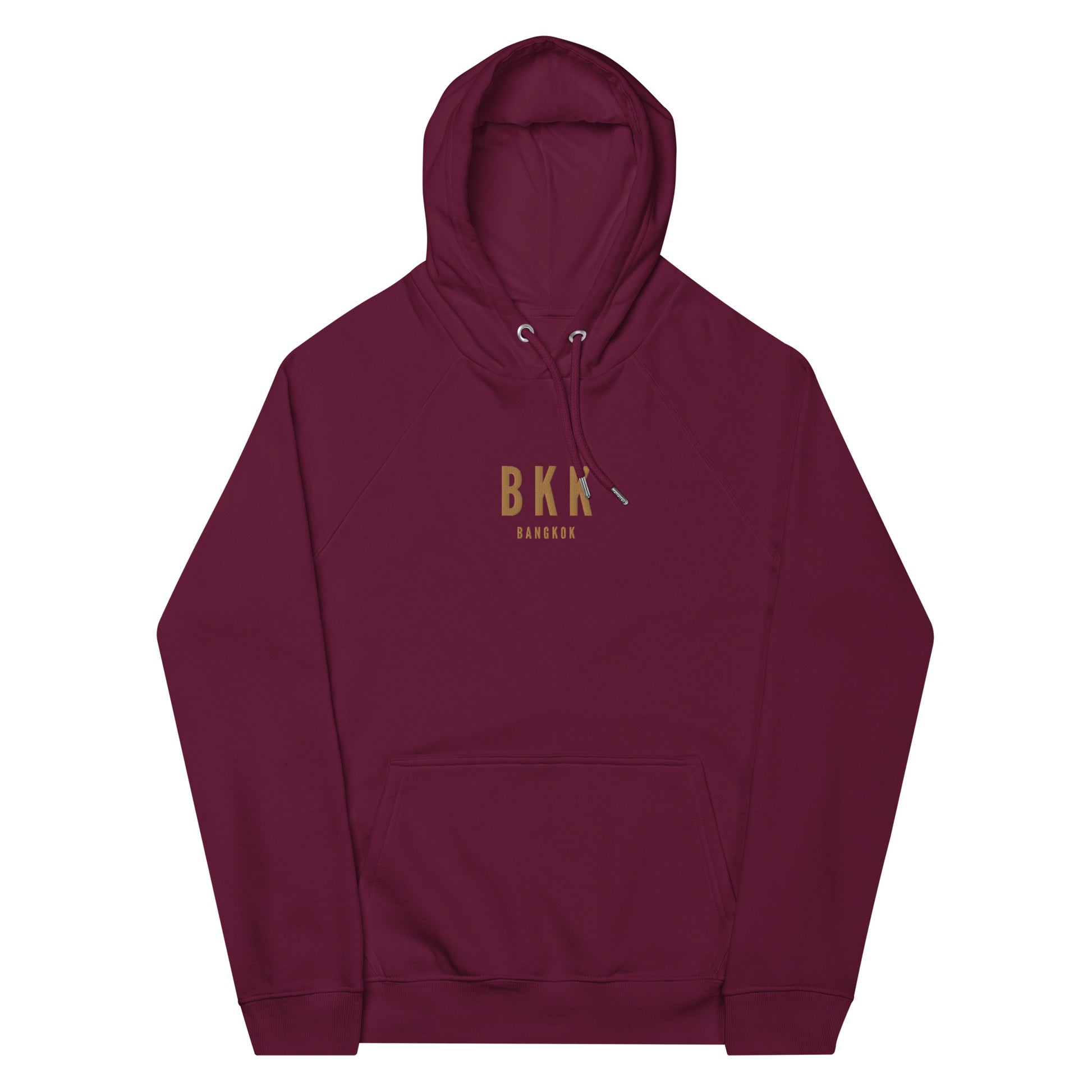 Embroidered Organic Hoodie - Old Gold • BKK Bangkok • YHM Designs - Image 11
