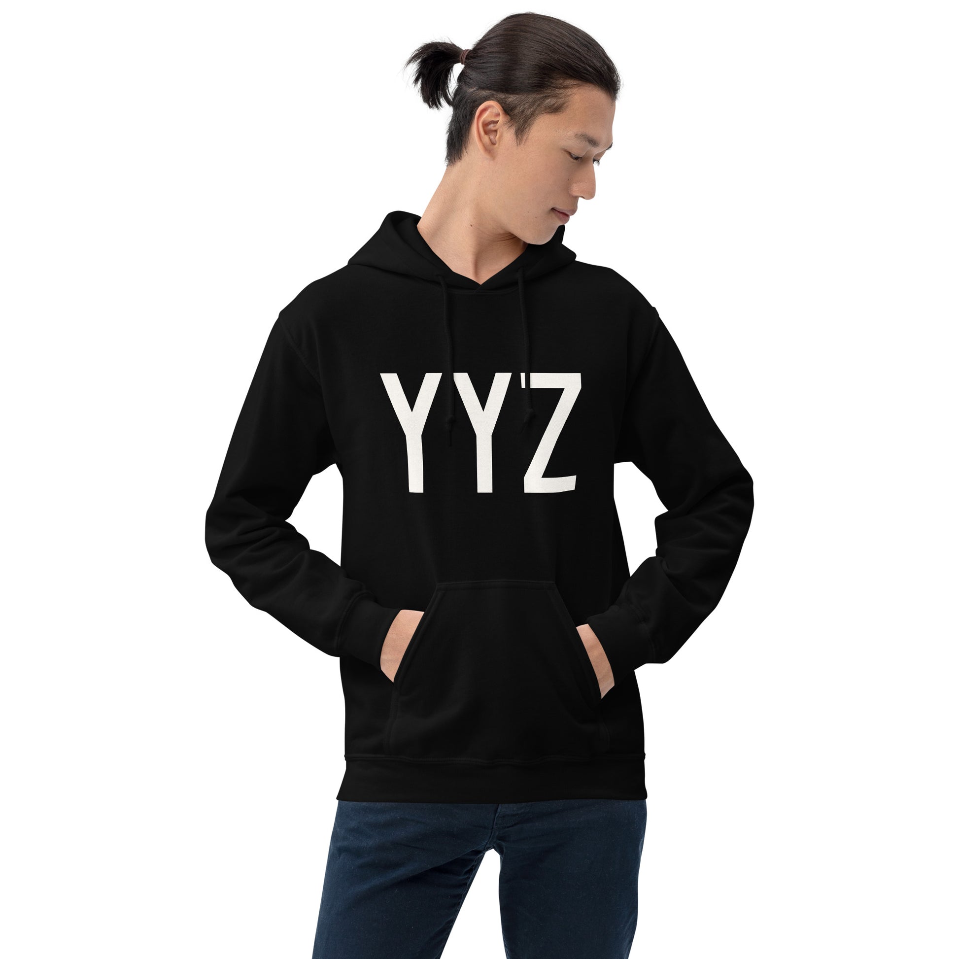 Unisex Hoodie - White Graphic • YYZ Toronto • YHM Designs - Image 07