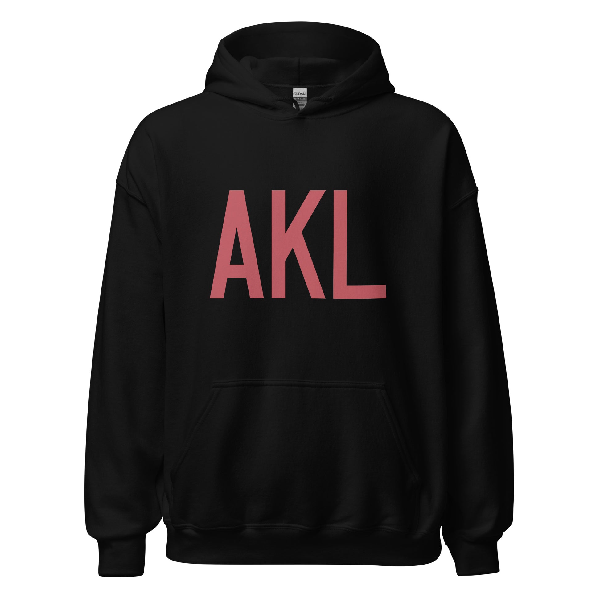 Aviation Enthusiast Hoodie - Deep Pink Graphic • AKL Auckland • YHM Designs - Image 03