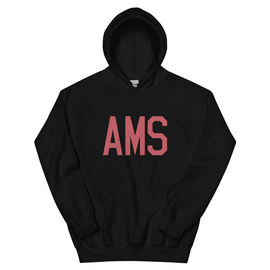Aviation Enthusiast Hoodie - Deep Pink Graphic • AMS Amsterdam • YHM Designs - Image 01