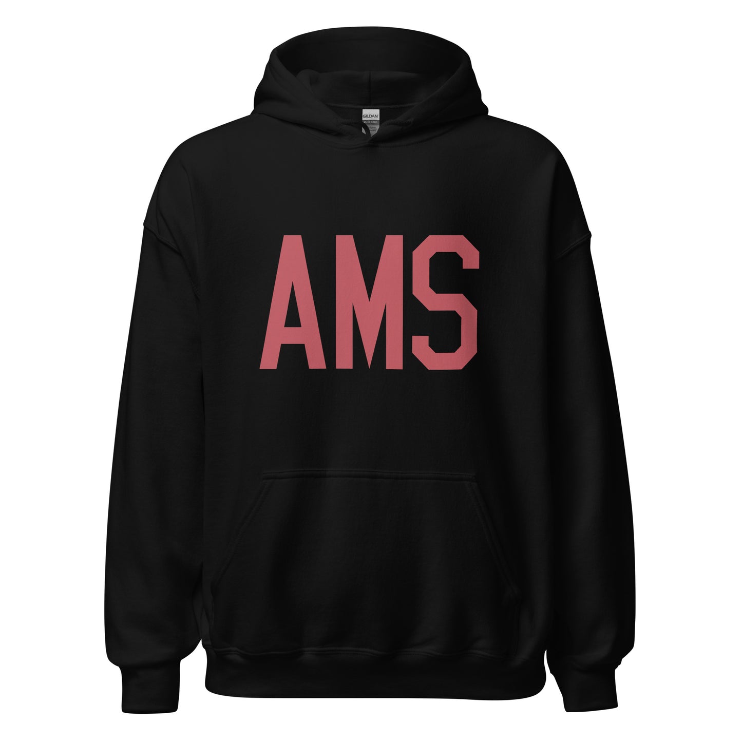 Aviation Enthusiast Hoodie - Deep Pink Graphic • AMS Amsterdam • YHM Designs - Image 03