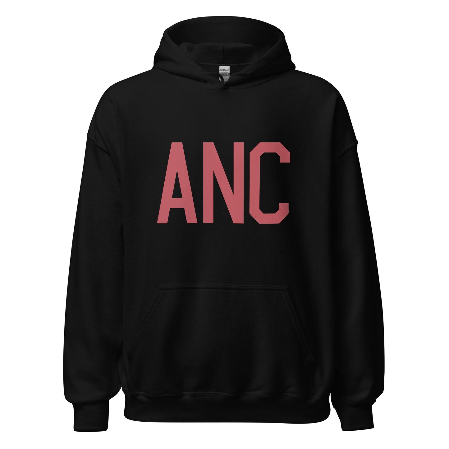 Aviation Enthusiast Hoodie - Deep Pink Graphic • ANC Anchorage • YHM Designs - Image 03