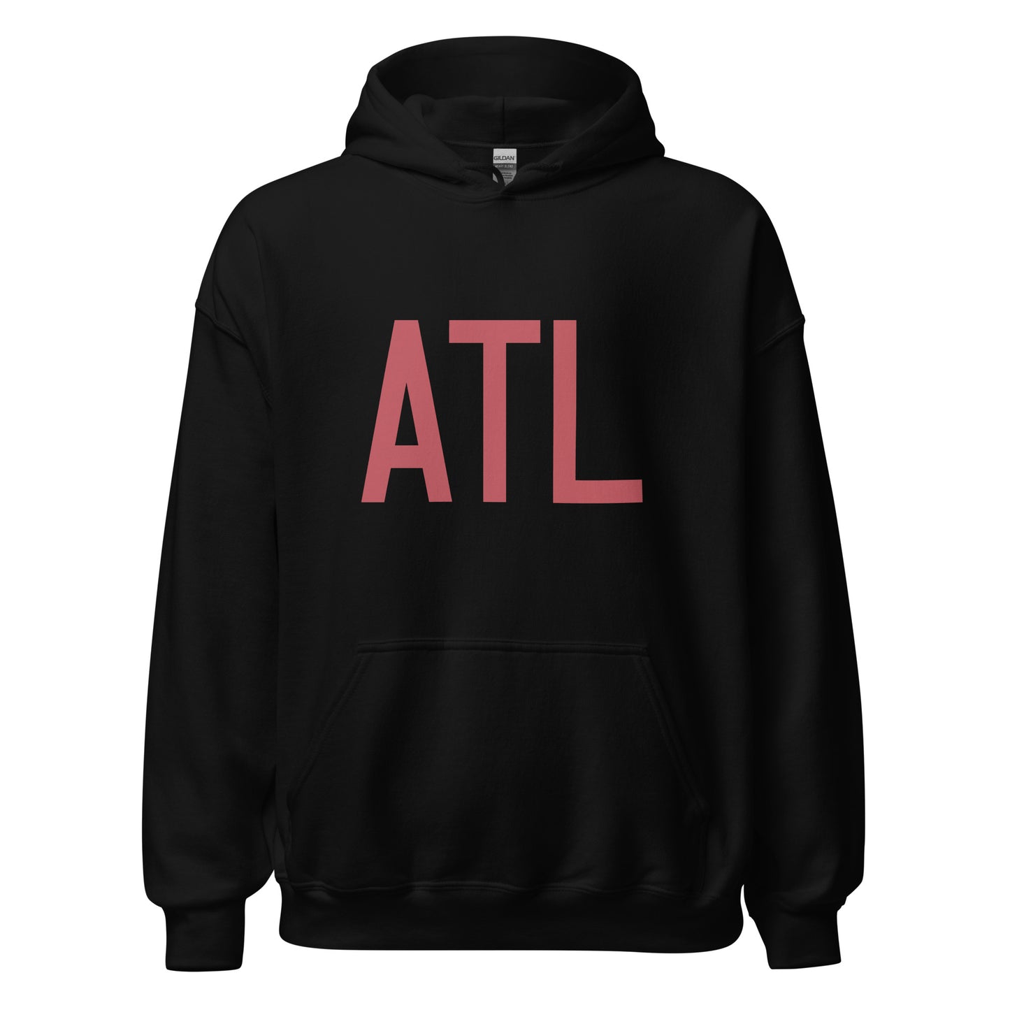 Aviation Enthusiast Hoodie - Deep Pink Graphic • ATL Atlanta • YHM Designs - Image 03