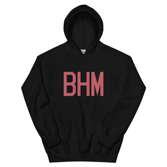 Aviation Enthusiast Hoodie - Deep Pink Graphic • BHM Birmingham • YHM Designs - Image 01