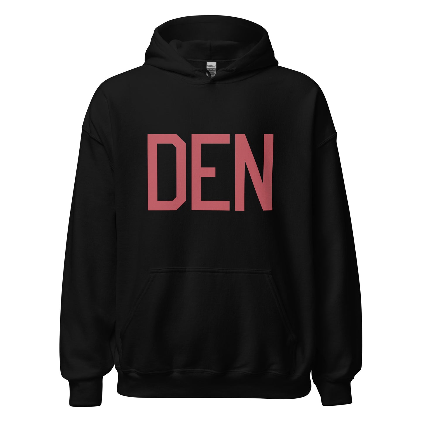 Aviation Enthusiast Hoodie - Deep Pink Graphic • DEN Denver • YHM Designs - Image 03