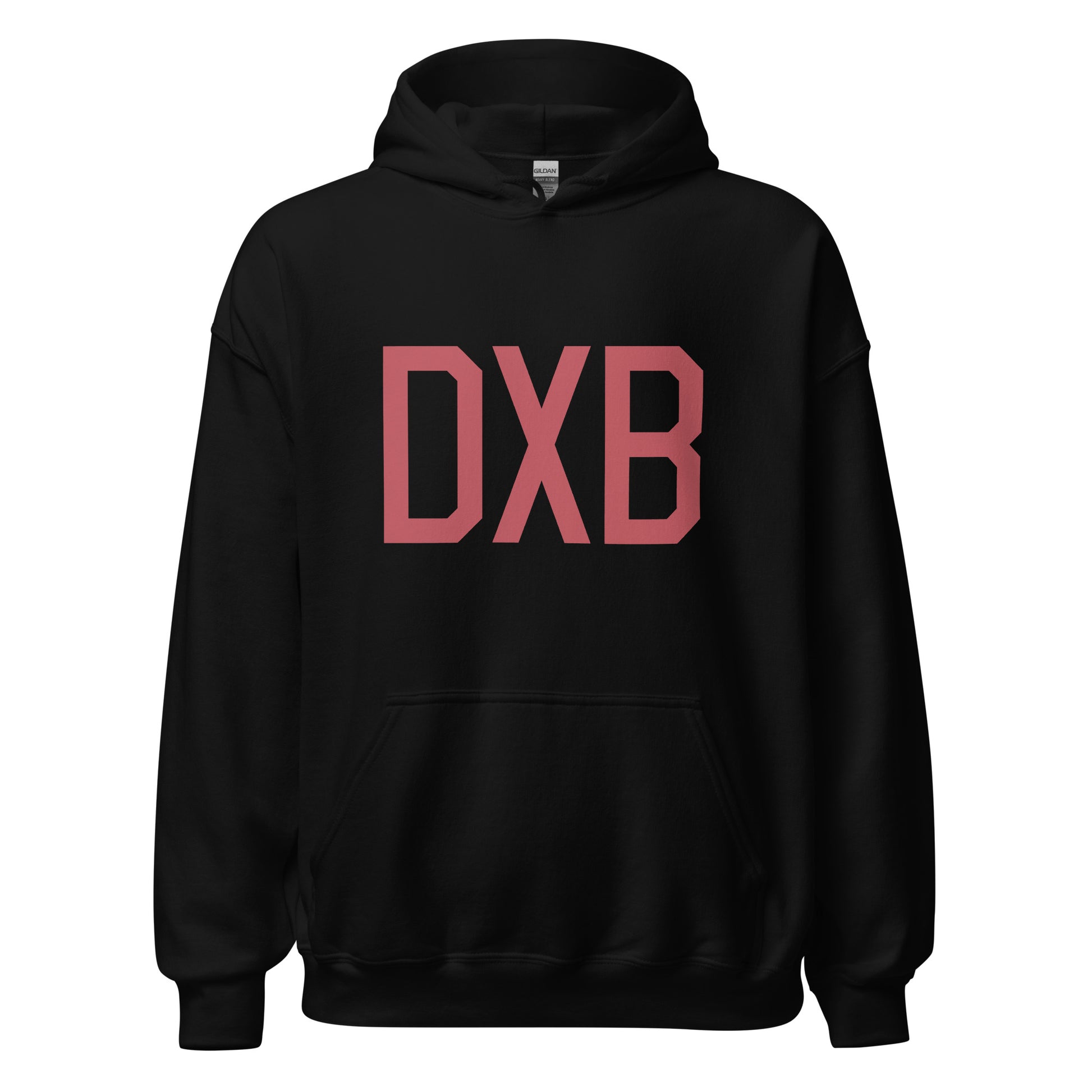 Aviation Enthusiast Hoodie - Deep Pink Graphic • DXB Dubai • YHM Designs - Image 03