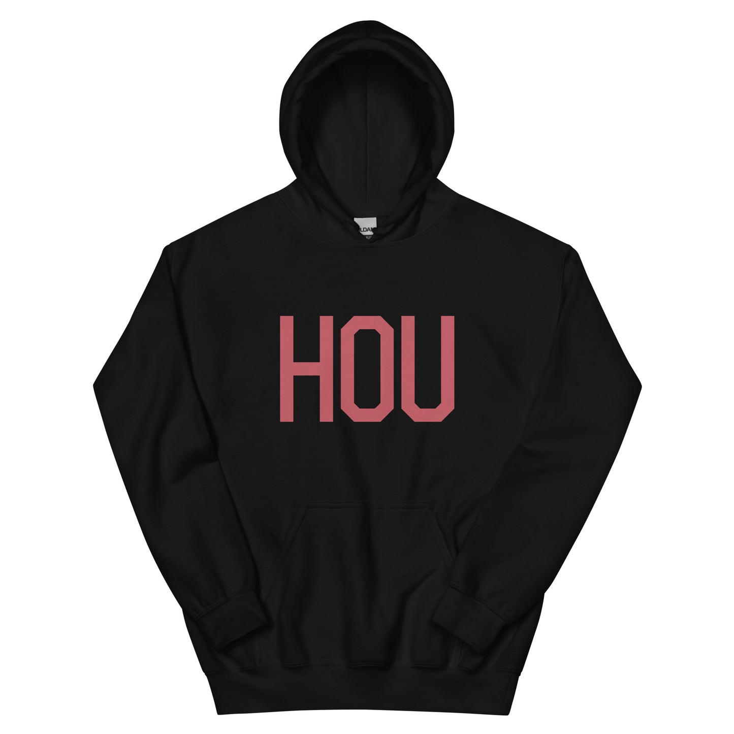 Aviation Enthusiast Hoodie - Deep Pink Graphic • HOU Houston • YHM Designs - Image 01
