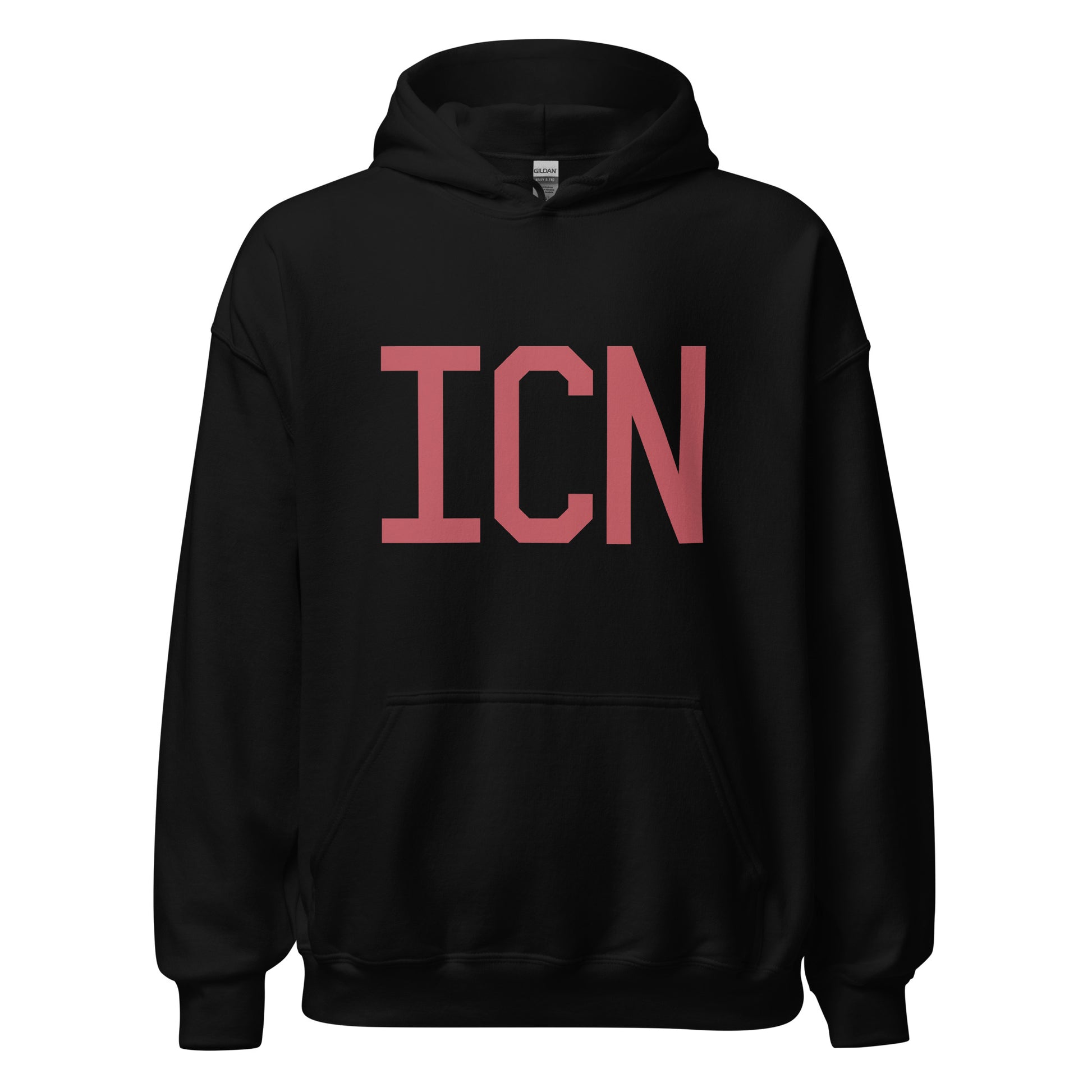 Aviation Enthusiast Hoodie - Deep Pink Graphic • ICN Seoul • YHM Designs - Image 03