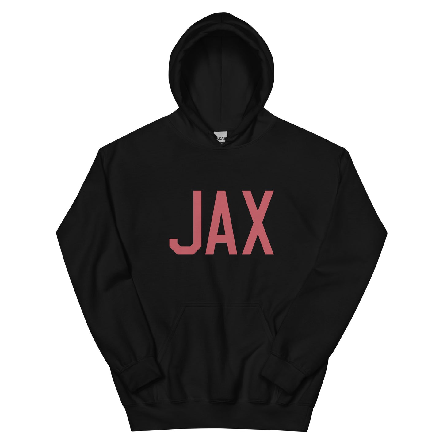 Aviation Enthusiast Hoodie - Deep Pink Graphic • JAX Jacksonville • YHM Designs - Image 01