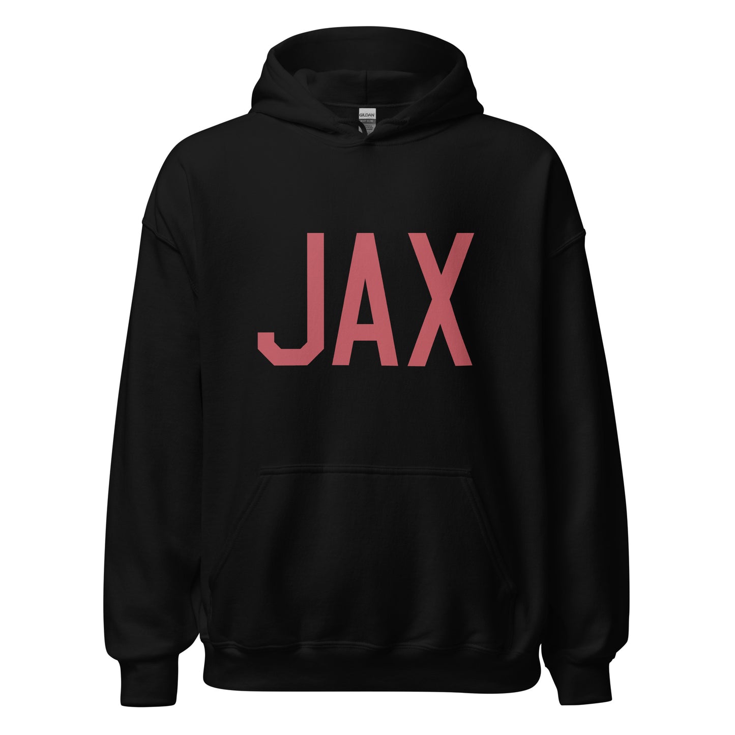 Aviation Enthusiast Hoodie - Deep Pink Graphic • JAX Jacksonville • YHM Designs - Image 03