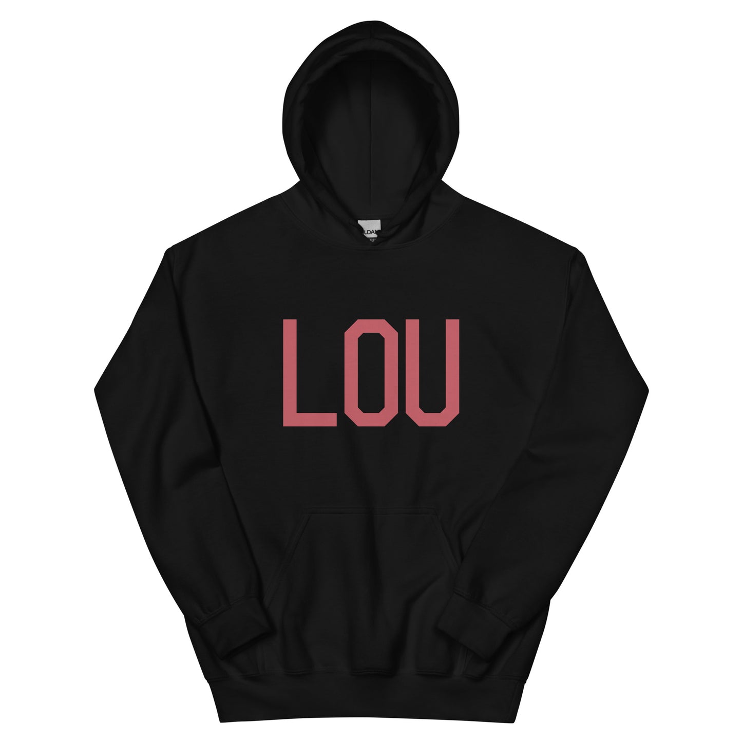 Aviation Enthusiast Hoodie - Deep Pink Graphic • LOU Louisville • YHM Designs - Image 01