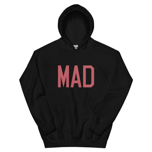 Aviation Enthusiast Hoodie - Deep Pink Graphic • MAD Madrid • YHM Designs - Image 01