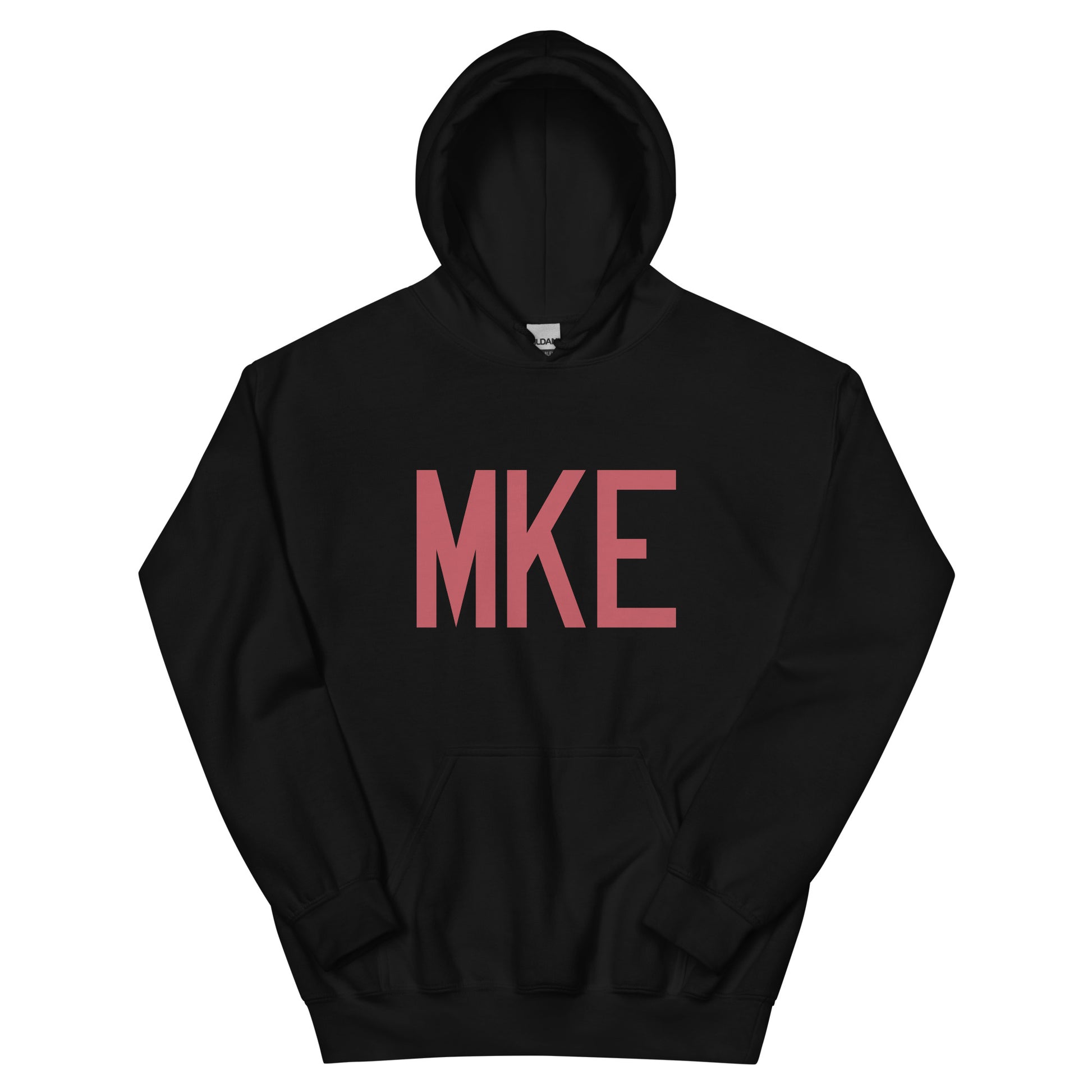 Aviation Enthusiast Hoodie - Deep Pink Graphic • MKE Milwaukee • YHM Designs - Image 01