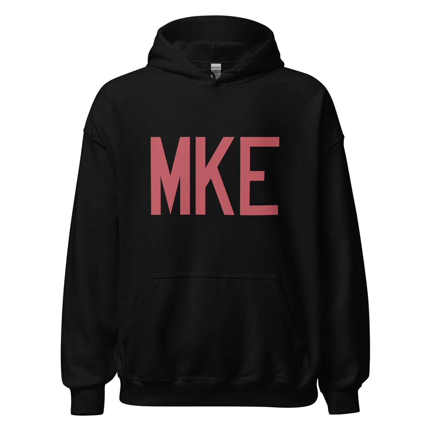 Aviation Enthusiast Hoodie - Deep Pink Graphic • MKE Milwaukee • YHM Designs - Image 03