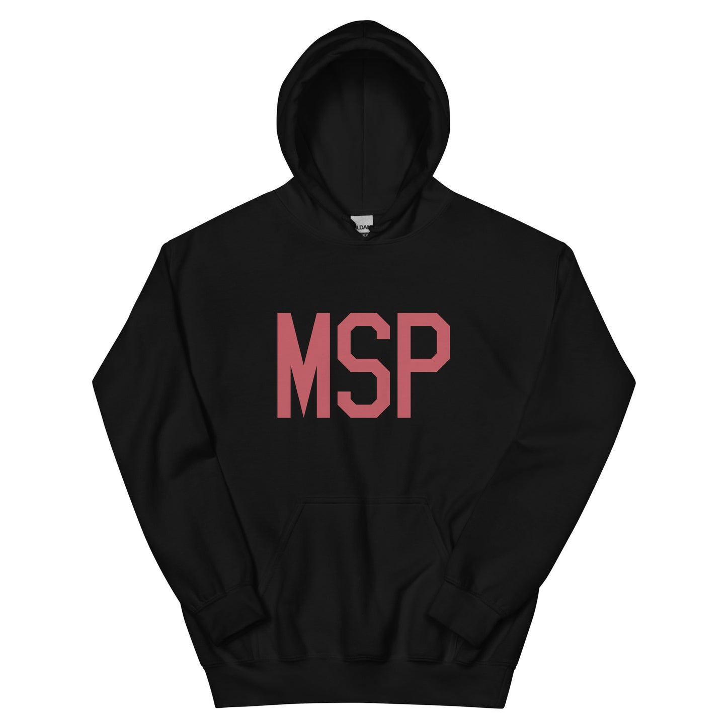 Aviation Enthusiast Hoodie - Deep Pink Graphic • MSP Minneapolis • YHM Designs - Image 01