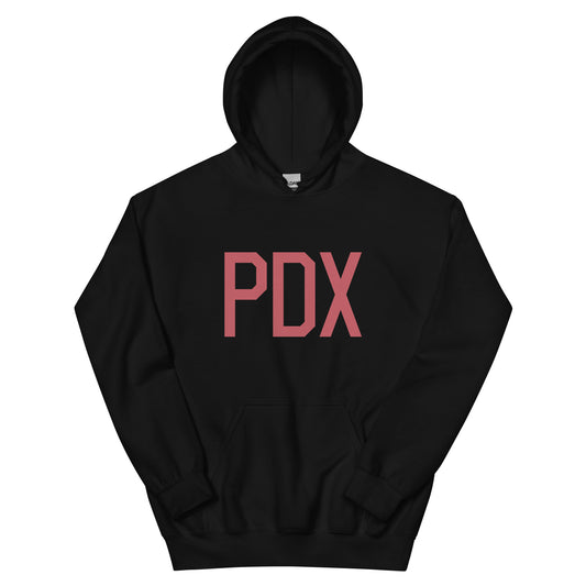 Aviation Enthusiast Hoodie - Deep Pink Graphic • PDX Portland • YHM Designs - Image 01