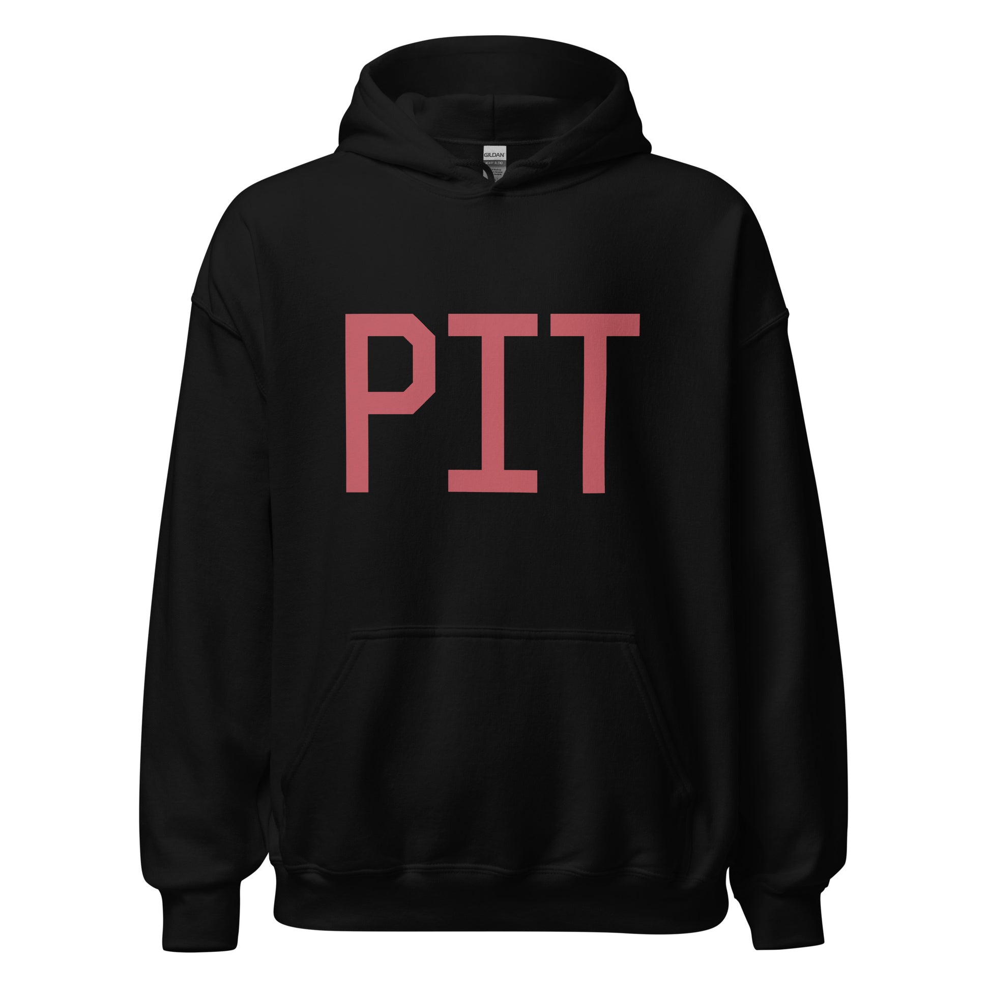Aviation Enthusiast Hoodie - Deep Pink Graphic • PIT Pittsburgh • YHM Designs - Image 03
