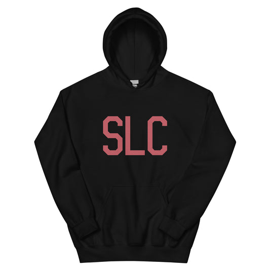 Aviation Enthusiast Hoodie - Deep Pink Graphic • SLC Salt Lake City • YHM Designs - Image 01