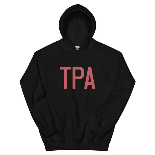 Aviation Enthusiast Hoodie - Deep Pink Graphic • TPA Tampa • YHM Designs - Image 01