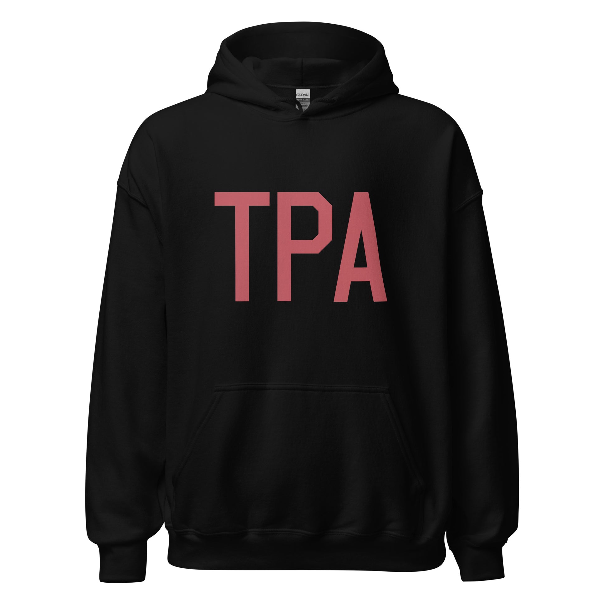 Aviation Enthusiast Hoodie - Deep Pink Graphic • TPA Tampa • YHM Designs - Image 03