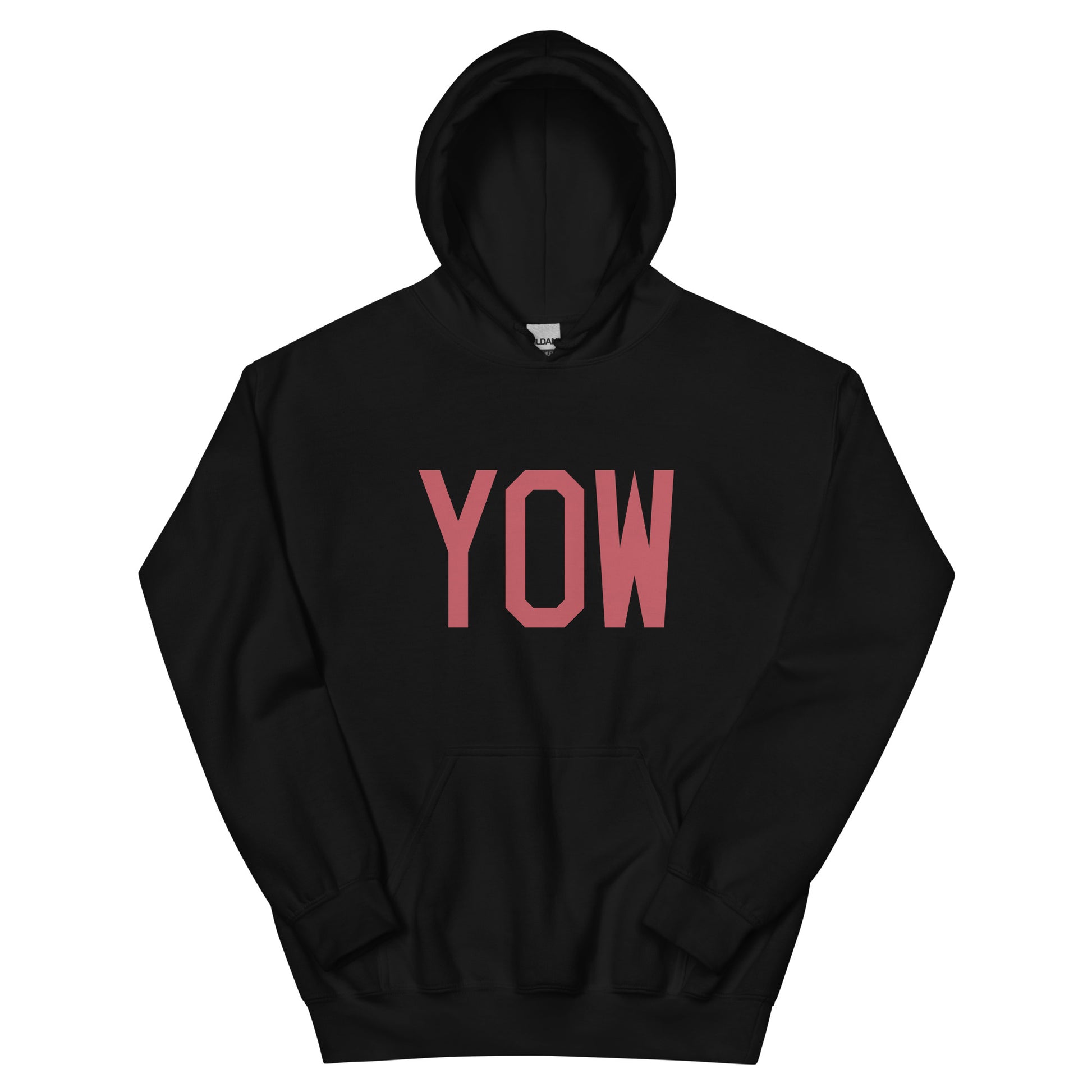 Aviation Enthusiast Hoodie - Deep Pink Graphic • YOW Ottawa • YHM Designs - Image 01