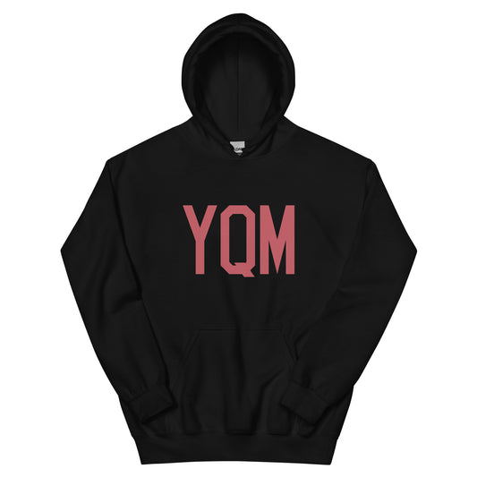 Aviation Enthusiast Hoodie - Deep Pink Graphic • YQM Moncton • YHM Designs - Image 01