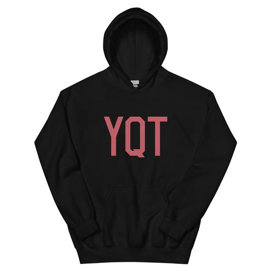 Aviation Enthusiast Hoodie - Deep Pink Graphic • YQT Thunder Bay • YHM Designs - Image 01