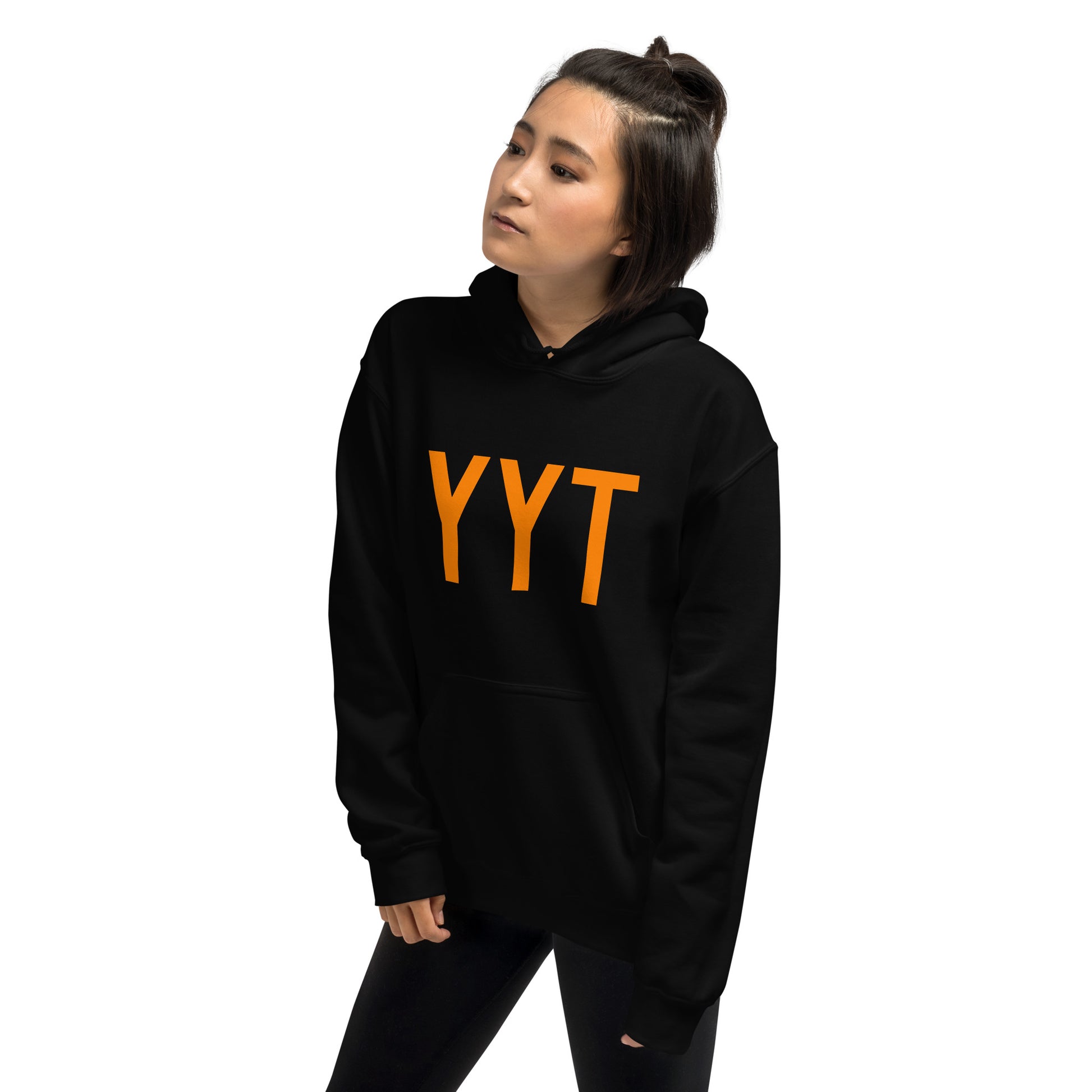 Unisex Hoodie - Orange Graphic • YYT St. John's • YHM Designs - Image 06