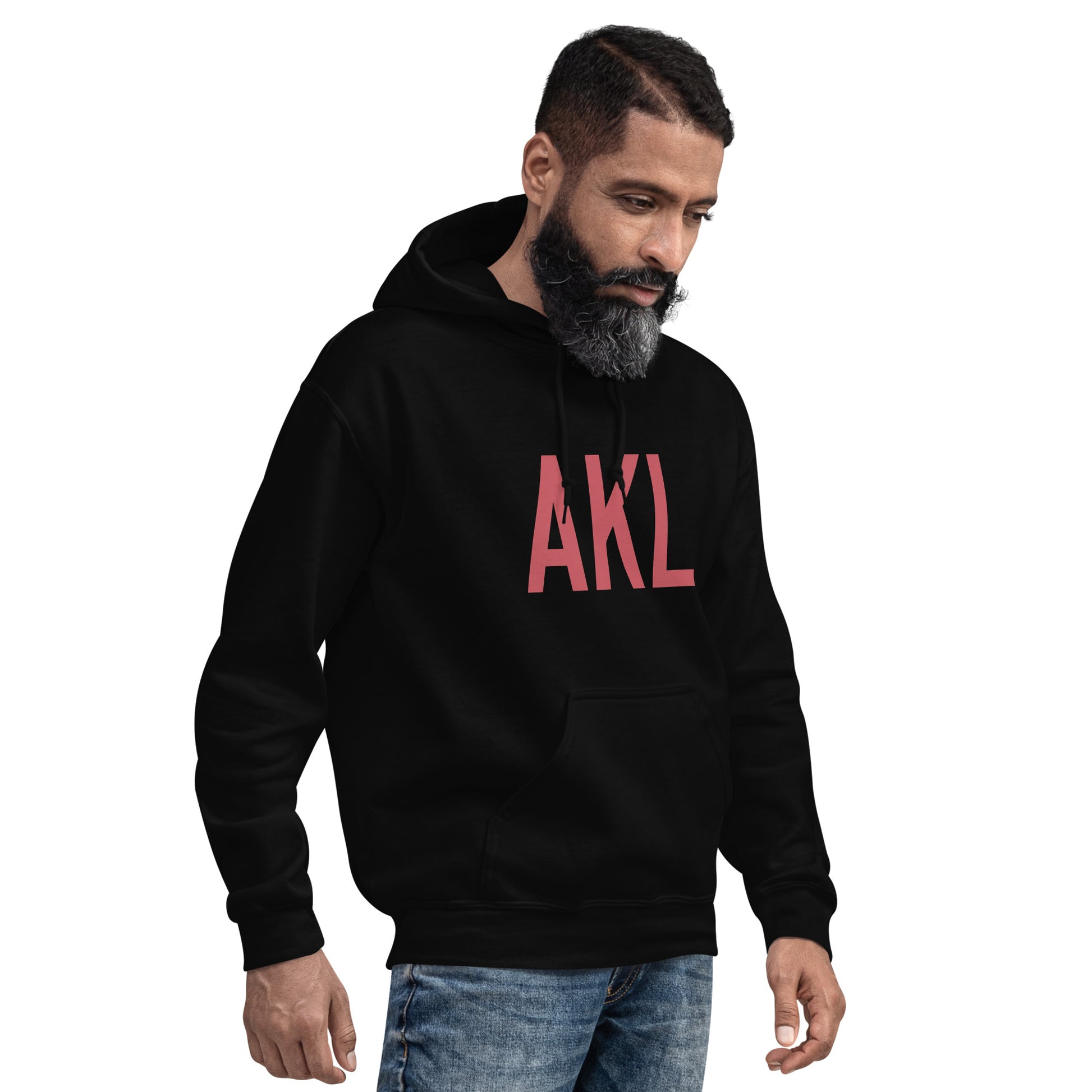 Aviation Enthusiast Hoodie - Deep Pink Graphic • AKL Auckland • YHM Designs - Image 06