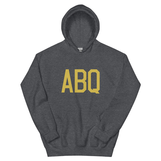 Aviation Gift Unisex Hoodie - Old Gold Graphic • ABQ Albuquerque • YHM Designs - Image 01