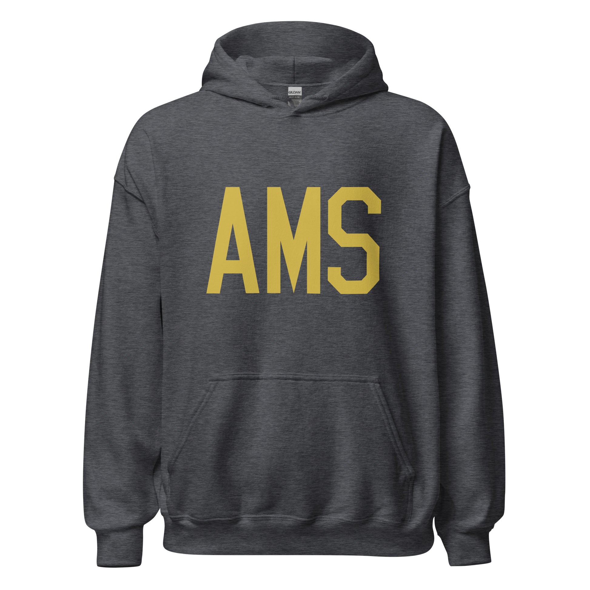 Aviation Gift Unisex Hoodie - Old Gold Graphic • AMS Amsterdam • YHM Designs - Image 03