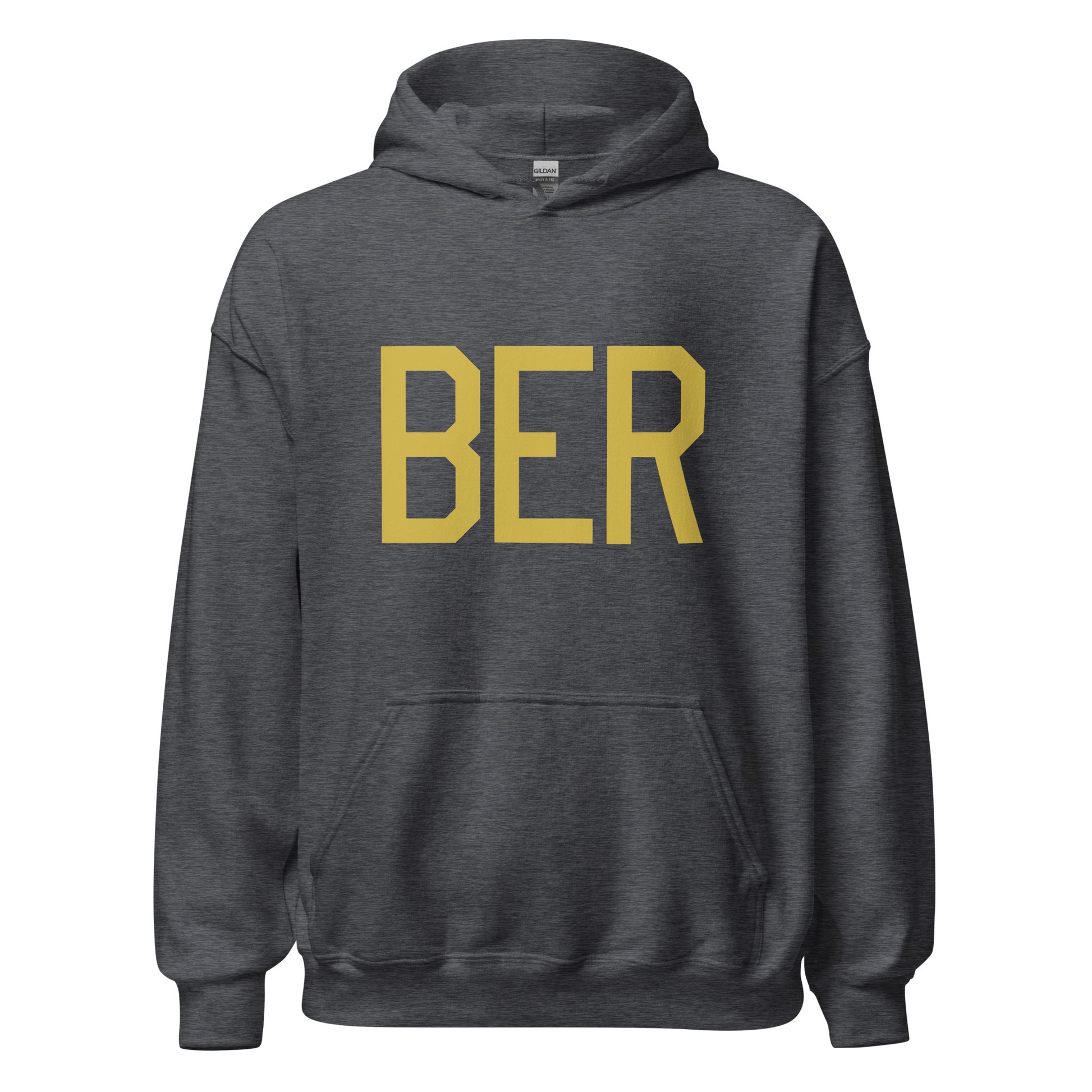 Aviation Gift Unisex Hoodie - Old Gold Graphic • BER Berlin • YHM Designs - Image 03