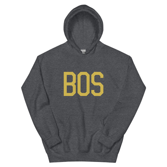 Aviation Gift Unisex Hoodie - Old Gold Graphic • BOS Boston • YHM Designs - Image 01