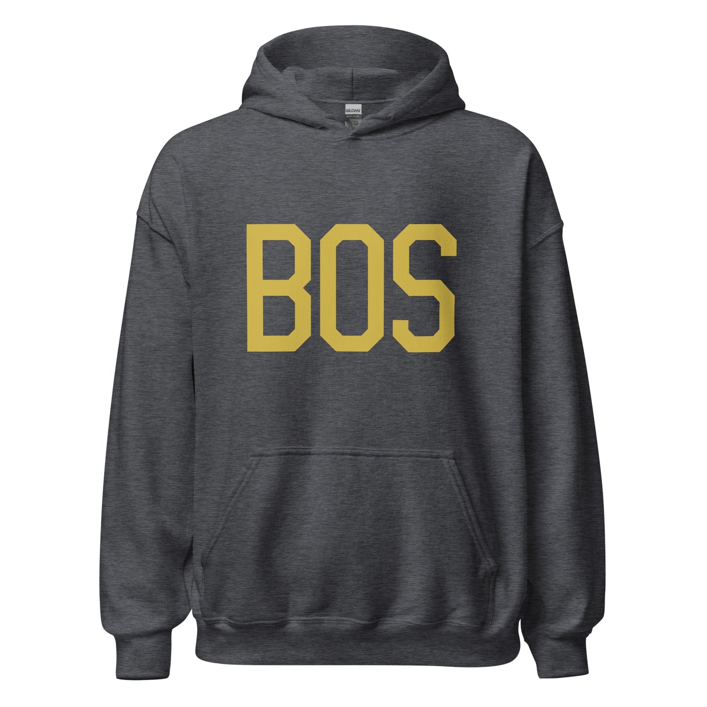 Aviation Gift Unisex Hoodie - Old Gold Graphic • BOS Boston • YHM Designs - Image 03