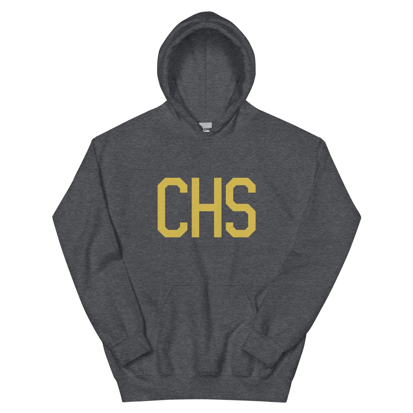 Aviation Gift Unisex Hoodie - Old Gold Graphic • CHS Charleston • YHM Designs - Image 01