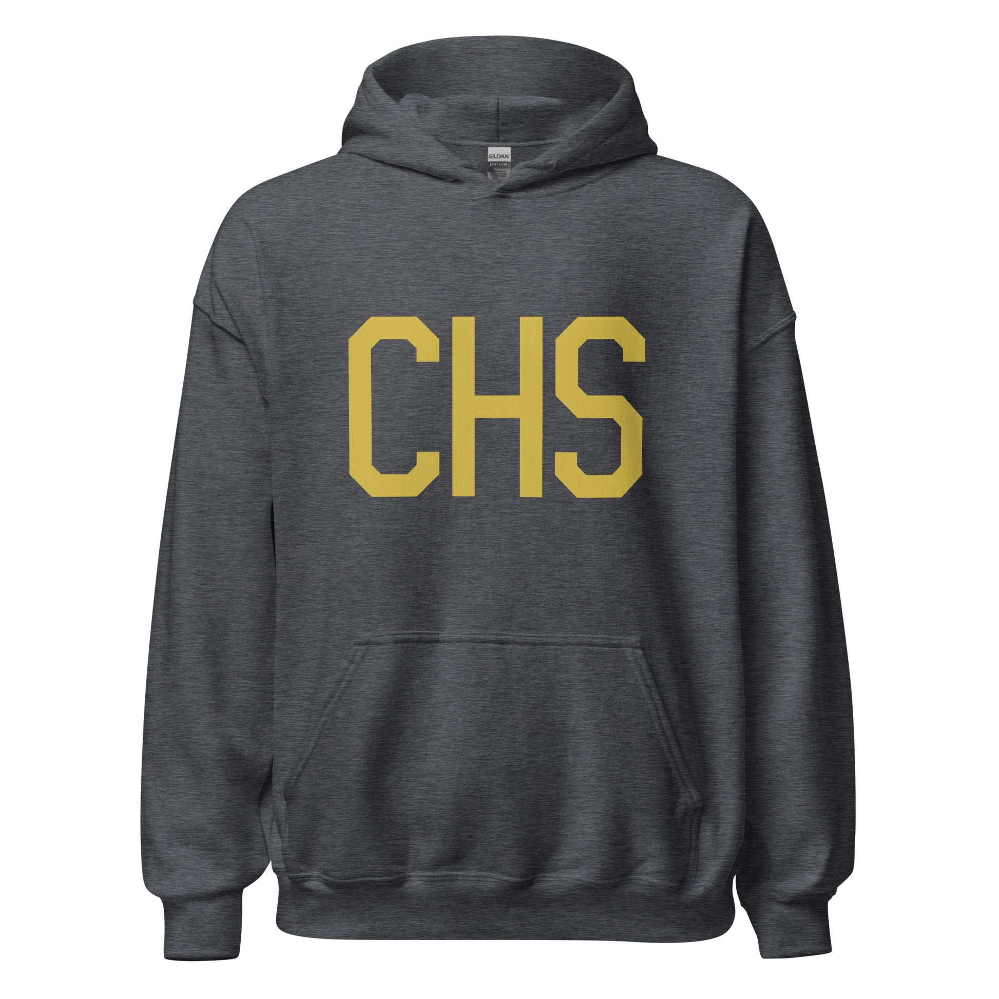 Aviation Gift Unisex Hoodie - Old Gold Graphic • CHS Charleston • YHM Designs - Image 03