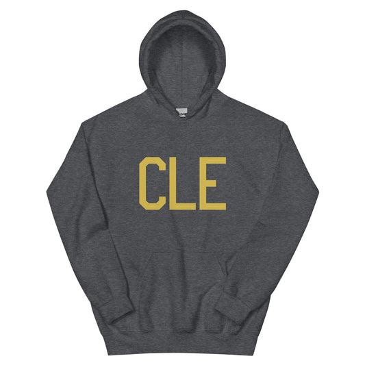 Aviation Gift Unisex Hoodie - Old Gold Graphic • CLE Cleveland • YHM Designs - Image 01