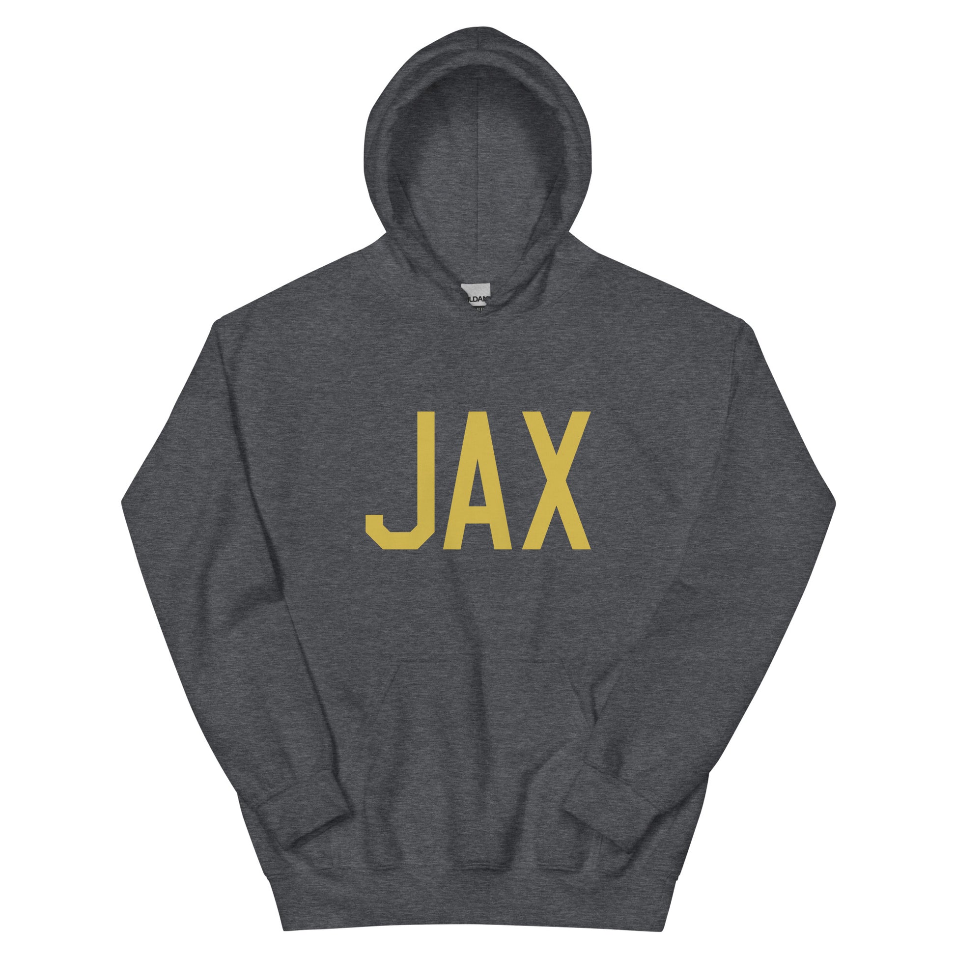 Aviation Gift Unisex Hoodie - Old Gold Graphic • JAX Jacksonville • YHM Designs - Image 01